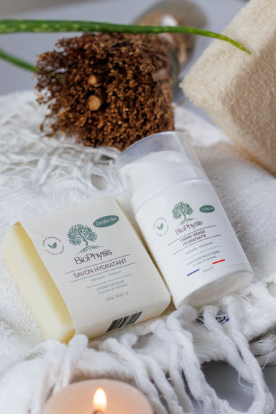 Routine Visage Douceur – Nettoyage & Hydratation pour Peaux Fragiles