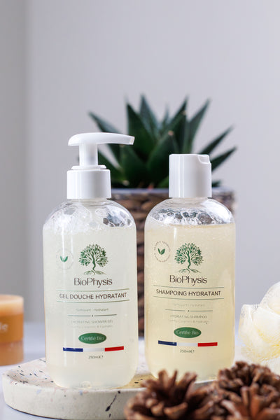 Routine Hygiène Douceur – Gel Douche & Shampoing Spécial Peaux Fragiles