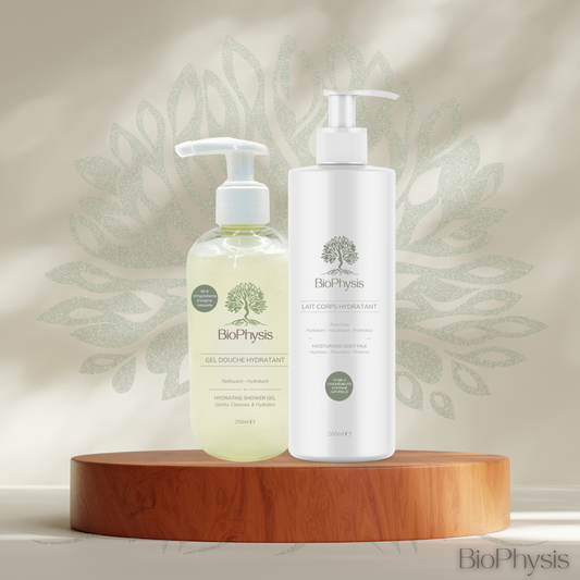 Routine Corps Ultra-Douce – Nettoyage & Hydratation pour Peaux Fragiles