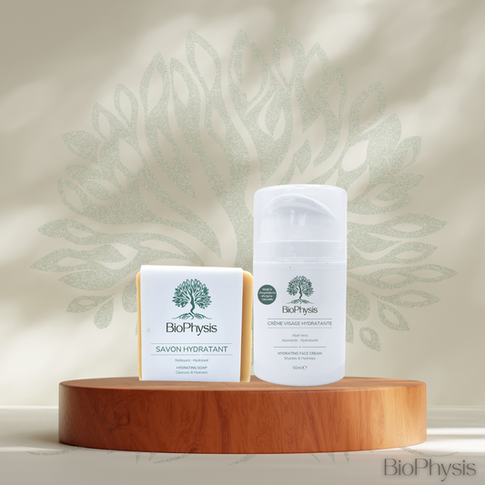 Routine Visage Douceur – Nettoyage & Hydratation pour Peaux Fragiles